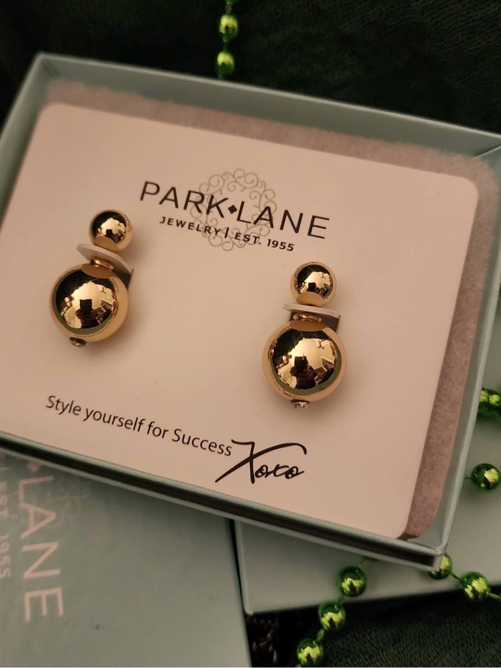 Park Lane Gold Dovey Earrings NWT